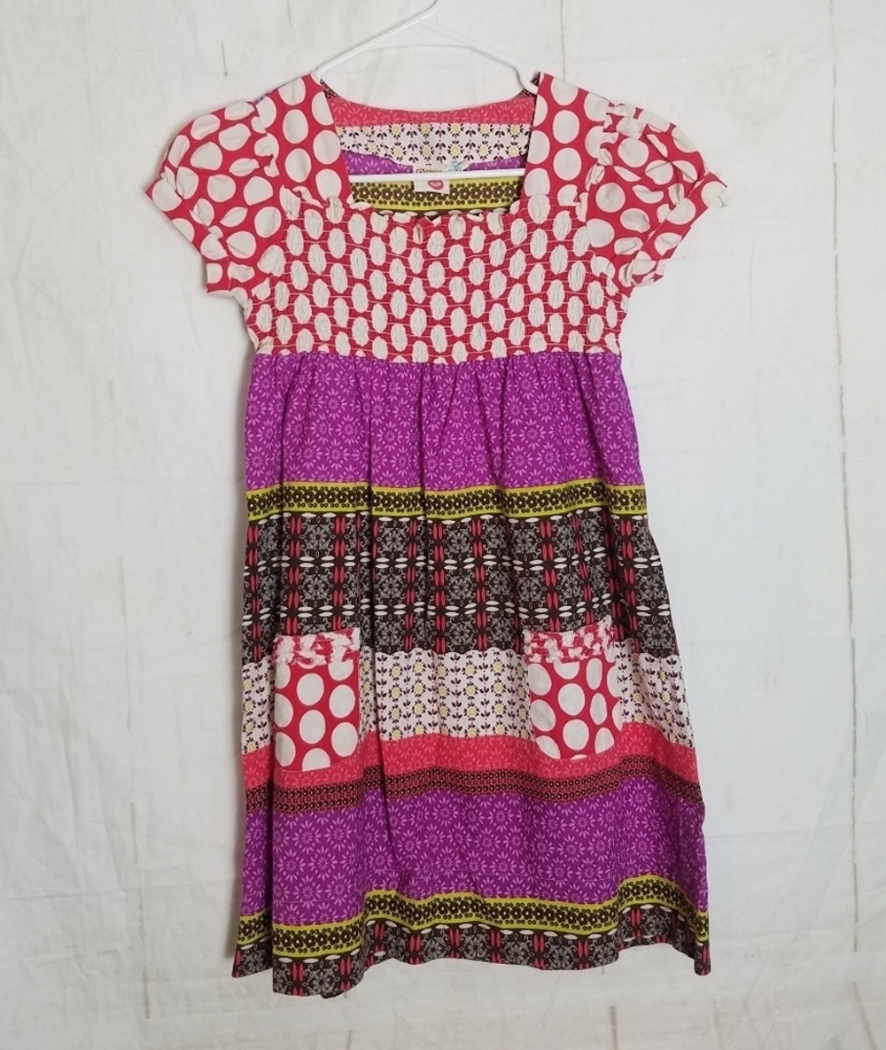 Roxy boho fun print dress size large